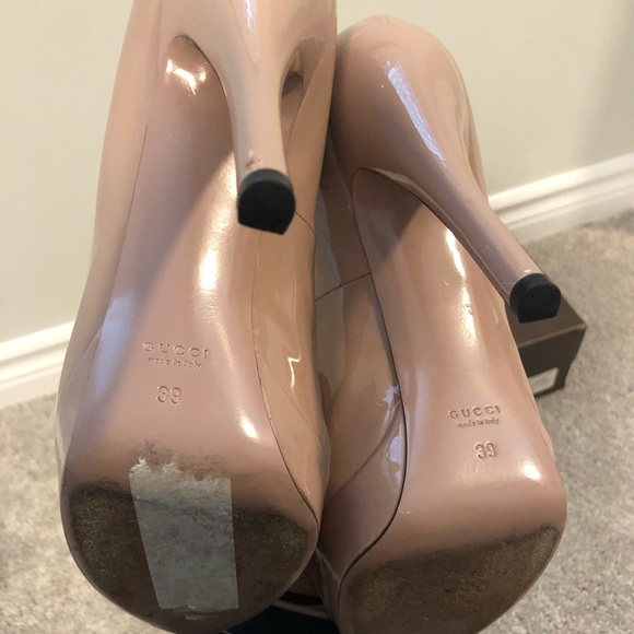 Nude Gucci Heels - Picture 3 of 5